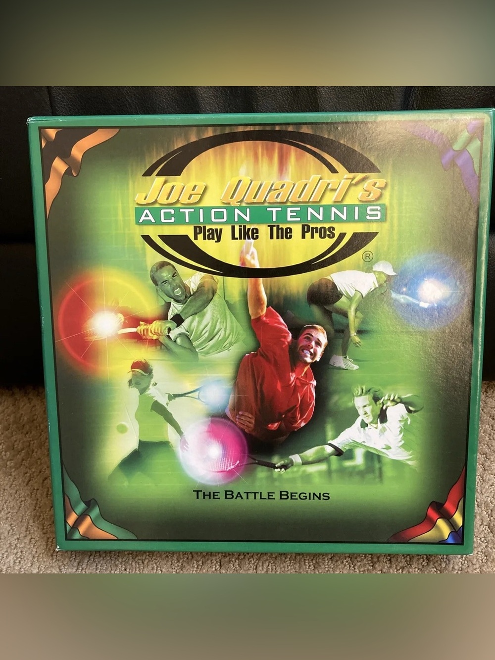 NEW SEALED Joe Quadri’s Action Tennis Board Game Vintage The Battle Begins